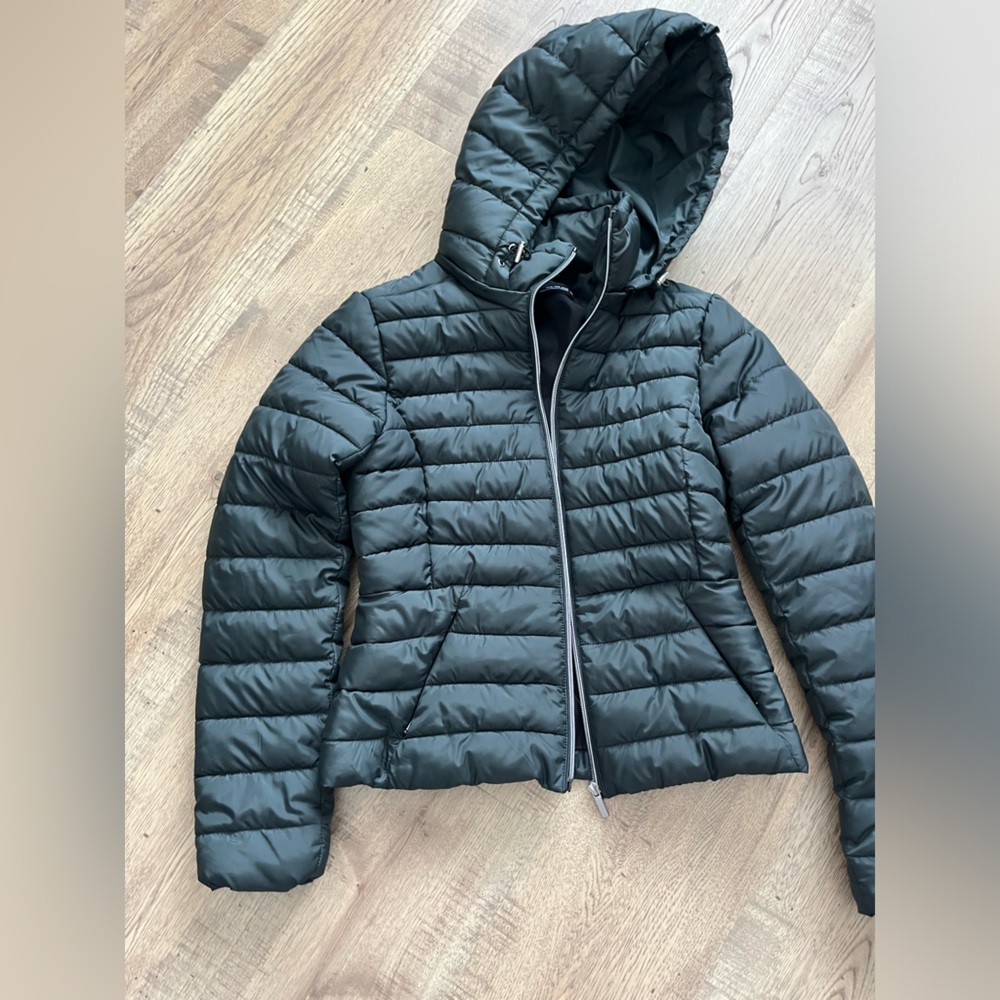 Zara Green Puffer